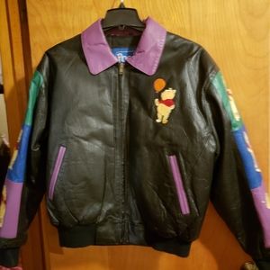 Leather Winnie the Pooh Jacket